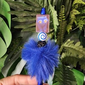Blue Furry Kids Pen with Character Topper